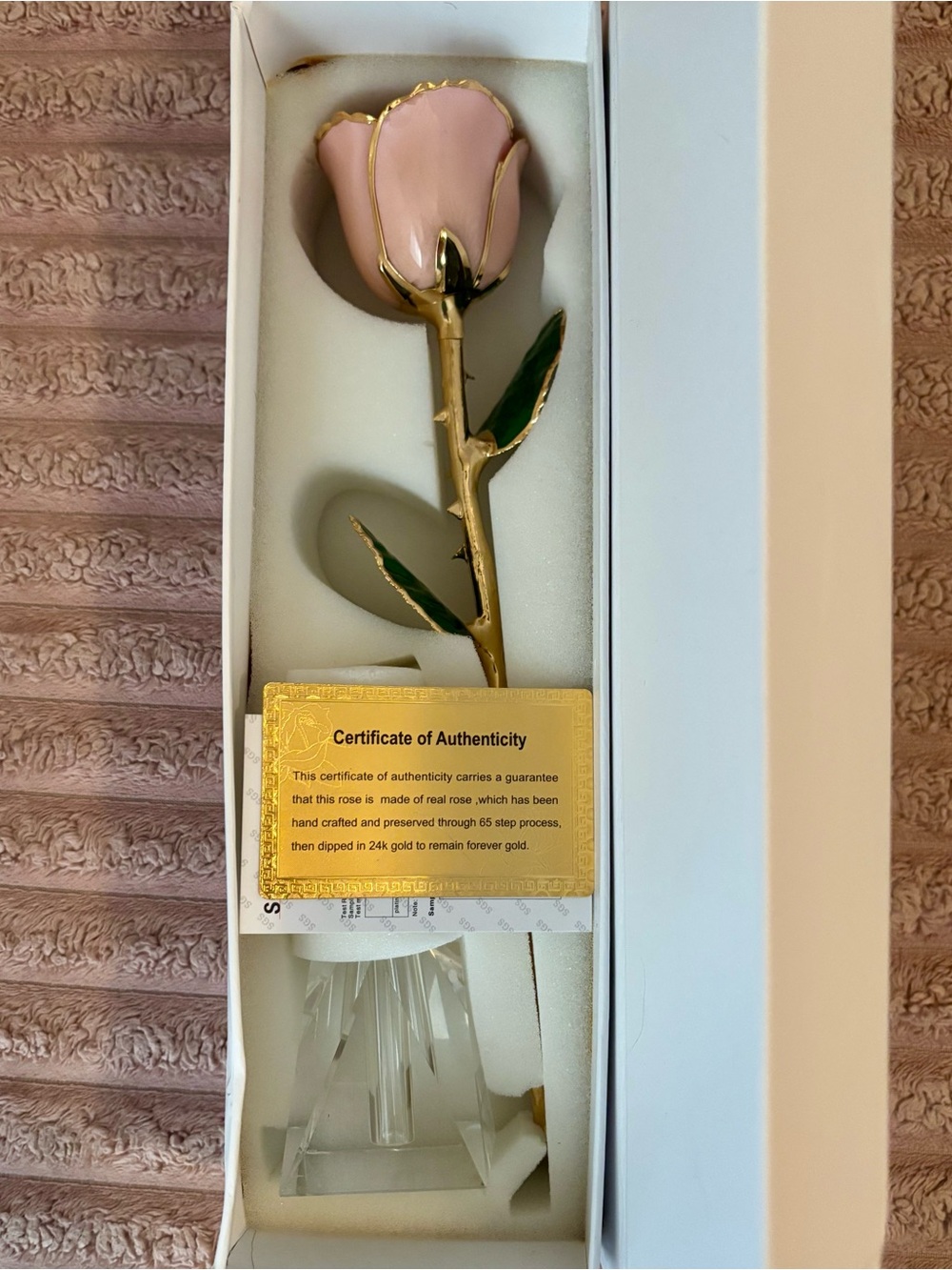 Alive Rose 24k Gold Dipped Rose.